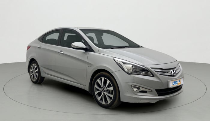 2015 Hyundai Verna FLUIDIC 4S 1.6 VTVT S(O), Petrol, Manual, 56,062 km, Right Front Diagonal