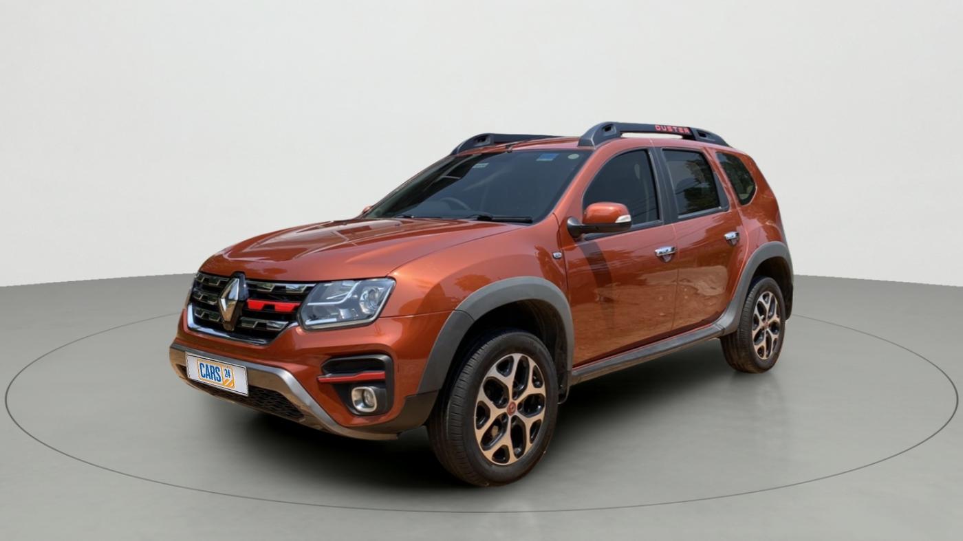 2021 Renault Duster RXS 1.3 TURBO PETROL MT, Petrol, Manual, 36,585 km, Left Front Diagonal