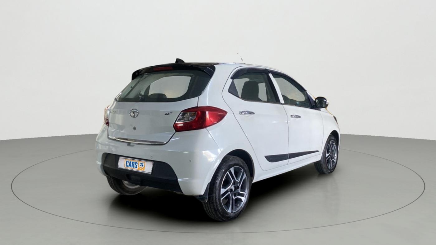 2019 Tata Tiago XZ PLUS DUAL TONE PETROL, Petrol, Manual, 1,05,021 km, Right Back Diagonal