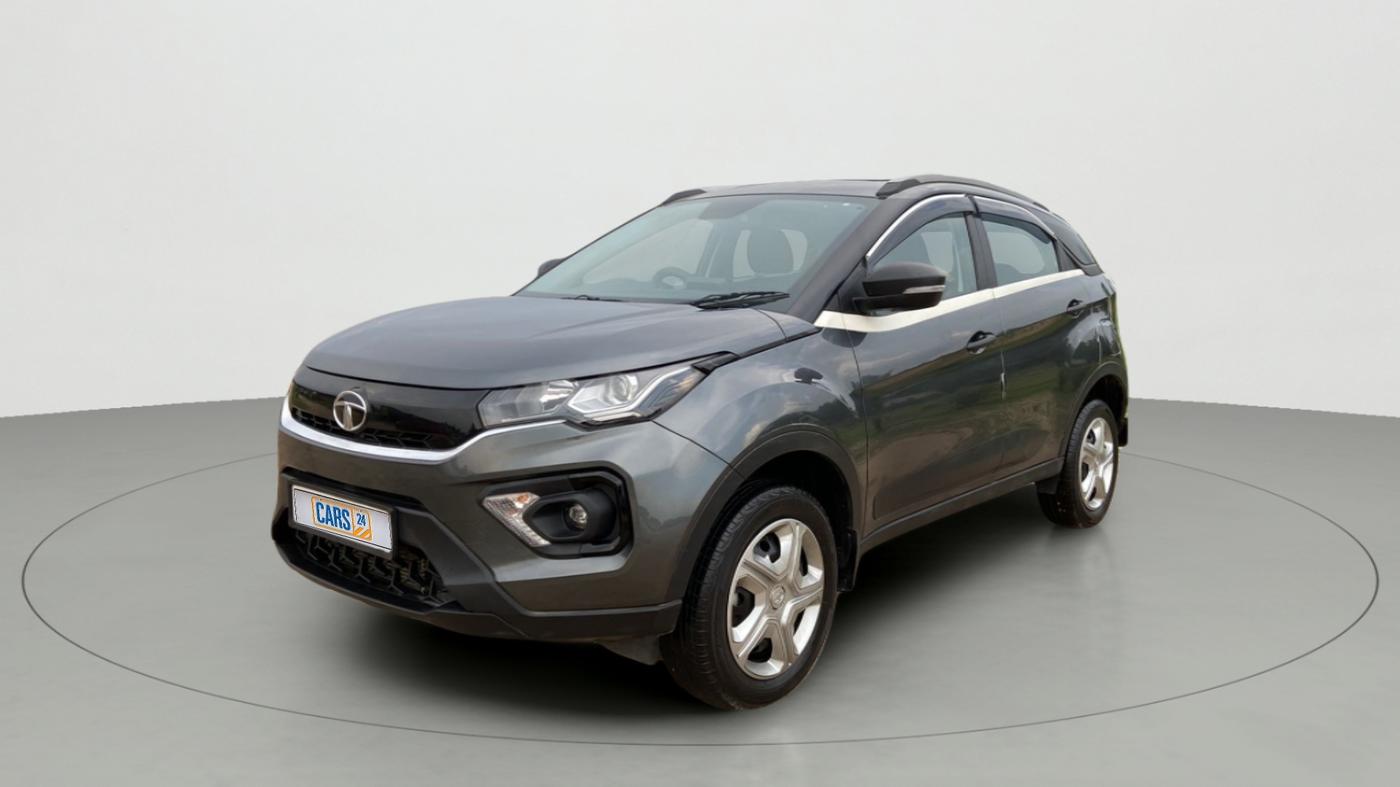 2022 Tata NEXON XMA PLUS SUNROOF PETROL, Petrol, Automatic, 9,096 km, Left Front Diagonal