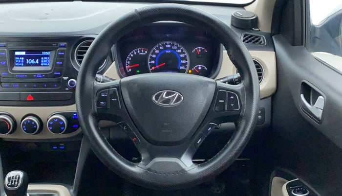 2016 Hyundai Grand i10 SPORTZ 1.2 KAPPA VTVT, Petrol, Manual, 76,182 km, Steering Wheel Close Up