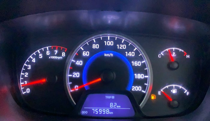 2016 Hyundai Grand i10 SPORTZ 1.2 KAPPA VTVT, Petrol, Manual, 76,182 km, Odometer Image