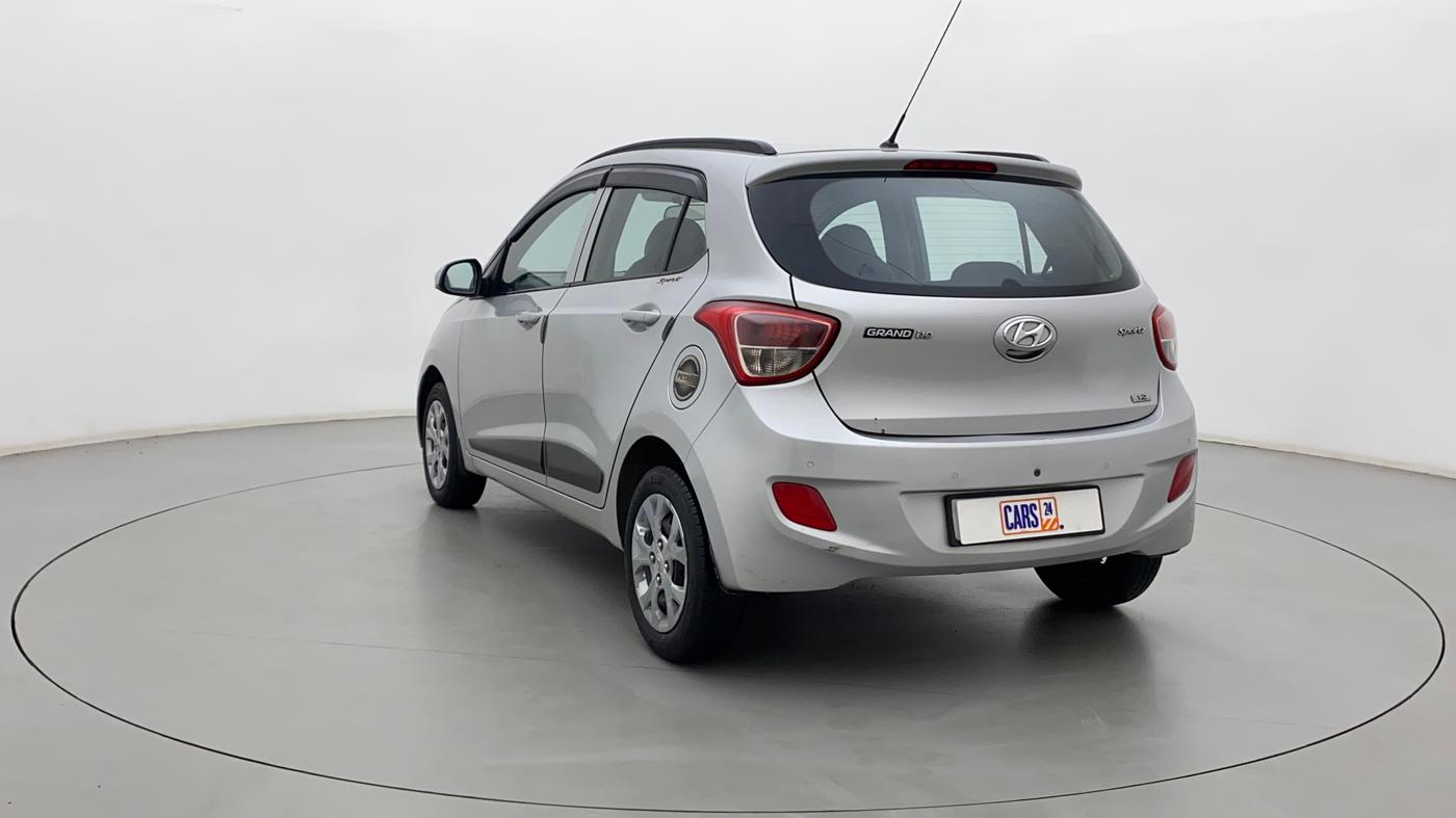 2016 Hyundai Grand i10 SPORTZ 1.2 KAPPA VTVT, Petrol, Manual, 76,182 km, Left Back Diagonal