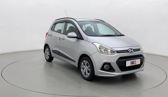 2016 Hyundai Grand i10 SPORTZ 1.2 KAPPA VTVT, Petrol, Manual, 76,182 km, Right Front Diagonal