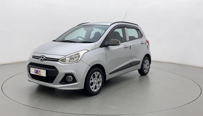 2016 Hyundai Grand i10 SPORTZ 1.2 KAPPA VTVT, Petrol, Manual, 76,182 km, Left Front Diagonal