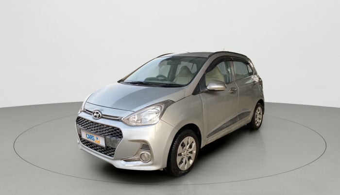 2019 Hyundai Grand i10 SPORTZ 1.2 KAPPA VTVT, Petrol, Manual, 19,069 km, Left Front Diagonal