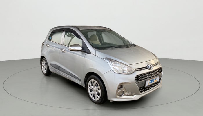 2019 Hyundai Grand i10 SPORTZ 1.2 KAPPA VTVT, Petrol, Manual, 19,069 km, Right Front Diagonal