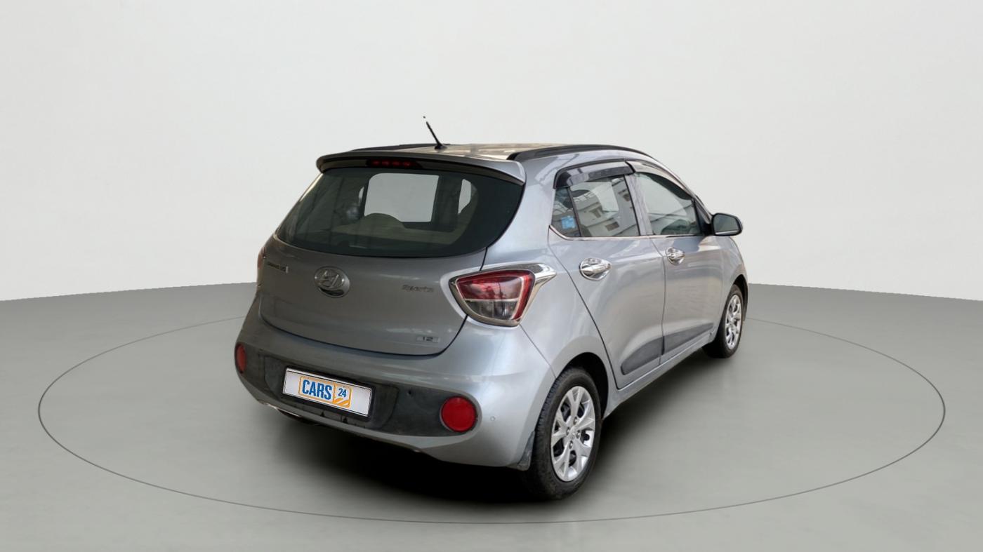 2019 Hyundai Grand i10 SPORTZ 1.2 KAPPA VTVT, Petrol, Manual, 19,069 km, Right Back Diagonal
