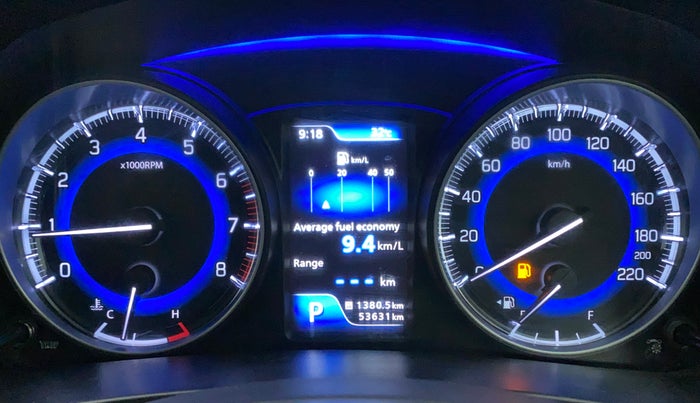 2018 Maruti Baleno ALPHA CVT PETROL 1.2, Petrol, Automatic, 53,819 km, Odometer Image