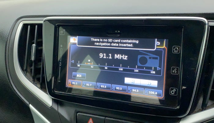 2018 Maruti Baleno ALPHA CVT PETROL 1.2, Petrol, Automatic, 53,819 km, Infotainment system - GPS Card not working/missing