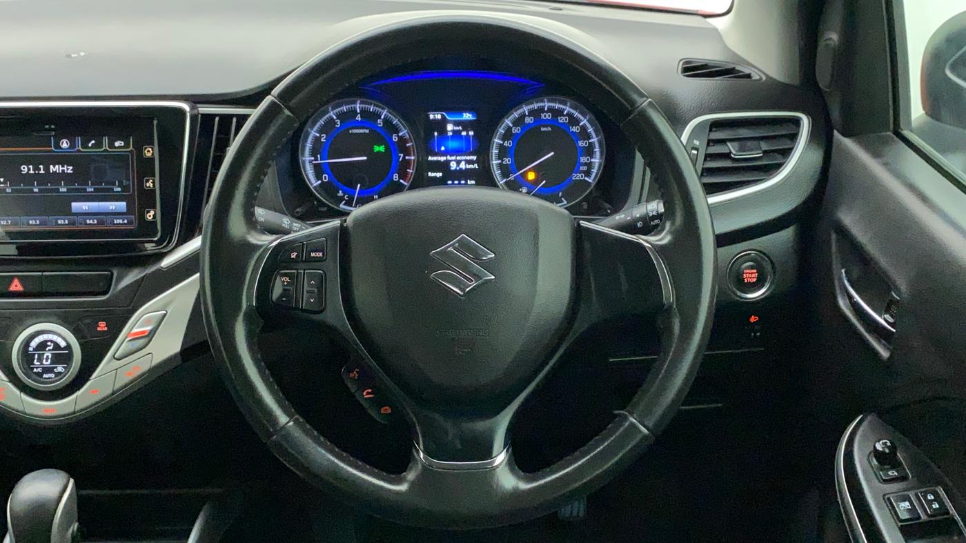 2018 Maruti Baleno ALPHA CVT PETROL 1.2, Petrol, Automatic, 53,819 km, Steering Wheel Close Up