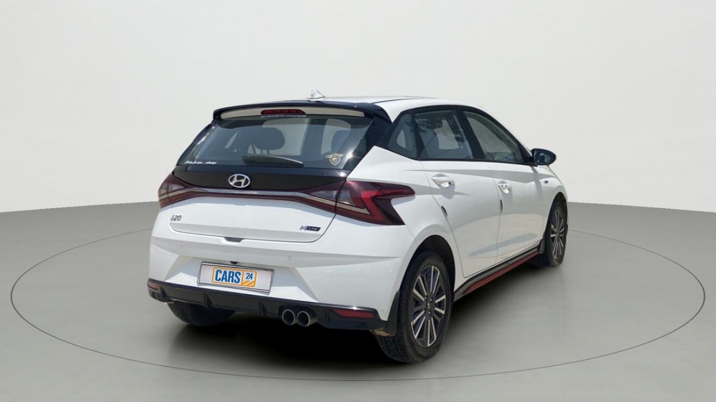 2022 Hyundai NEW I20 N LINE N8 1.0 TURBO GDI DCT, Petrol, Automatic, 18,447 km, Right Back Diagonal