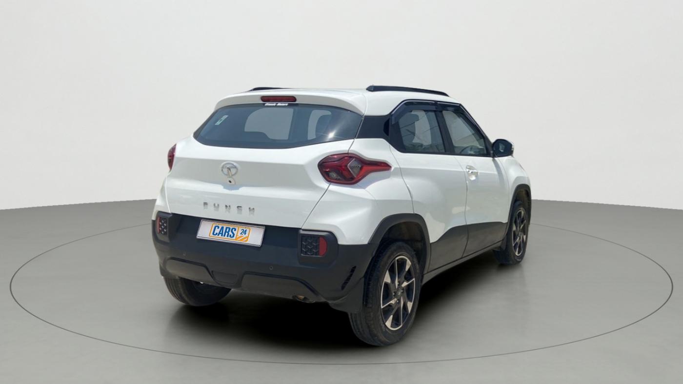 2021 Tata PUNCH ACCOMPLISHED DAZZLE PACK AMT, Petrol, Automatic, 14,118 km, Right Back Diagonal