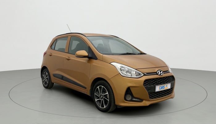 2017 Hyundai Grand i10 SPORTZ (O) AT 1.2 KAPPA VTVT, Petrol, Automatic, 62,750 km, Right Front Diagonal