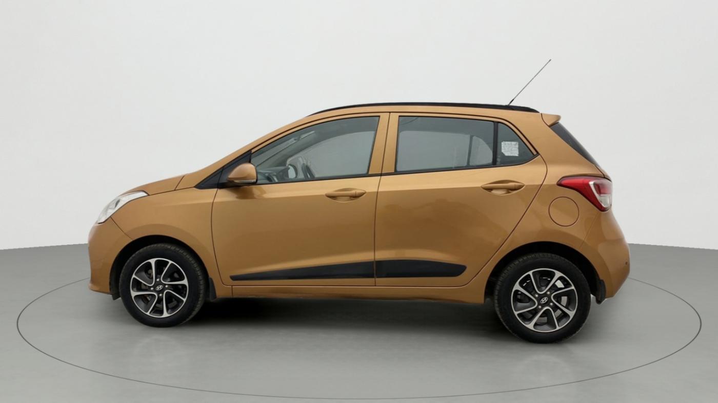 2017 Hyundai Grand i10 SPORTZ (O) AT 1.2 KAPPA VTVT, Petrol, Automatic, 62,750 km, Left Side