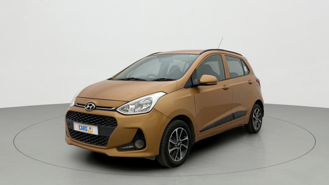 2017 Hyundai Grand i10 SPORTZ (O) AT 1.2 KAPPA VTVT, Petrol, Automatic, 62,750 km, Left Front Diagonal