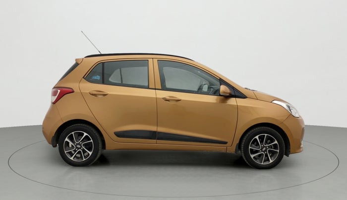 2017 Hyundai Grand i10 SPORTZ (O) AT 1.2 KAPPA VTVT, Petrol, Automatic, 62,750 km, Right Side View