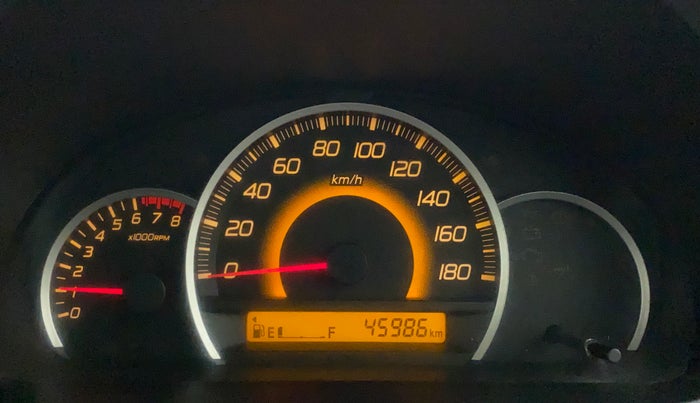 2013 Maruti Wagon R 1.0 VXI, Petrol, Manual, 45,985 km, Odometer Image