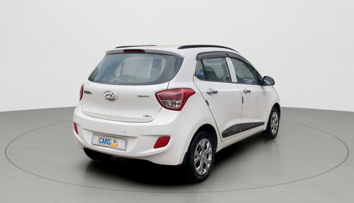 2013 Hyundai Grand i10 SPORTZ 1.2 KAPPA VTVT, Petrol, Manual, 82,182 km, Right Back Diagonal