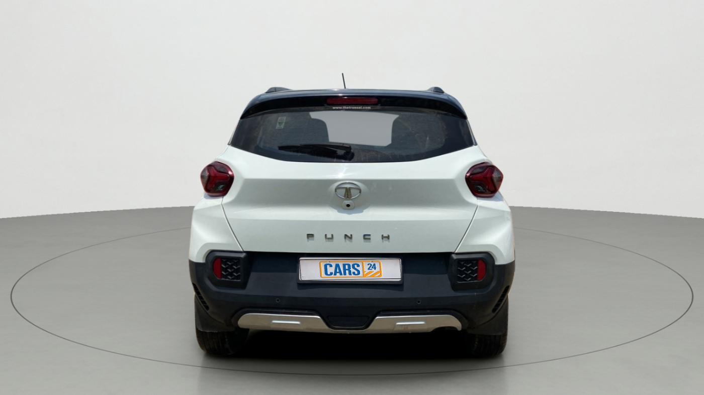 2022 Tata PUNCH CREATIVE AMT 1.2 RTN DUAL TONE, Petrol, Automatic, 28,180 km, Back/Rear