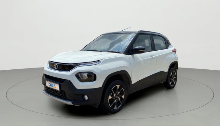 2022 Tata PUNCH CREATIVE AMT 1.2 RTN DUAL TONE, Petrol, Automatic, 28,180 km, Left Front Diagonal