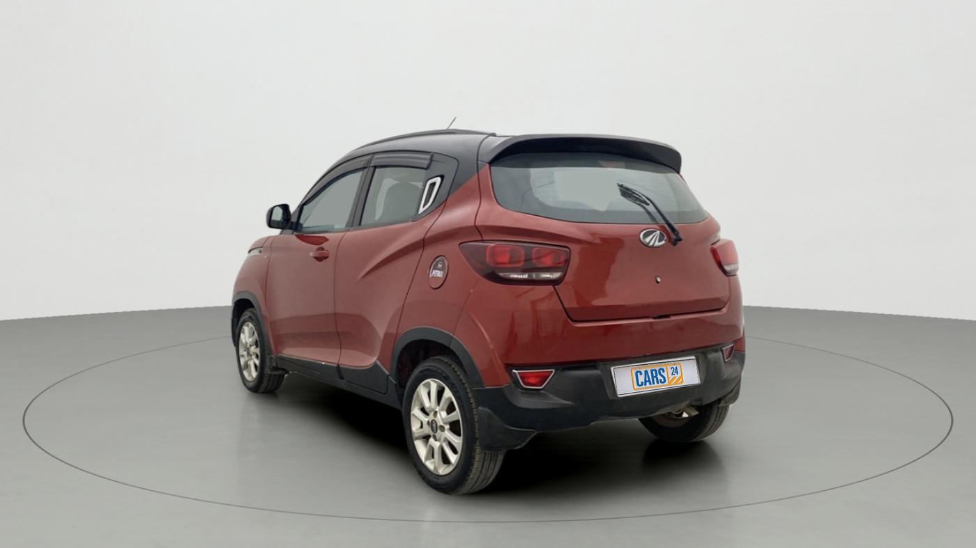 2017 Mahindra Kuv100 K8 6 STR DUAL TONE, Petrol, Manual, 79,009 km, Left Back Diagonal