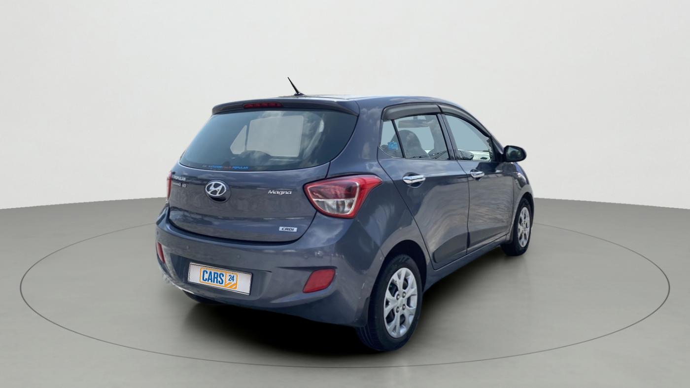 2016 Hyundai Grand i10 MAGNA 1.1 CRDI, Diesel, Manual, 74,580 km, Right Back Diagonal