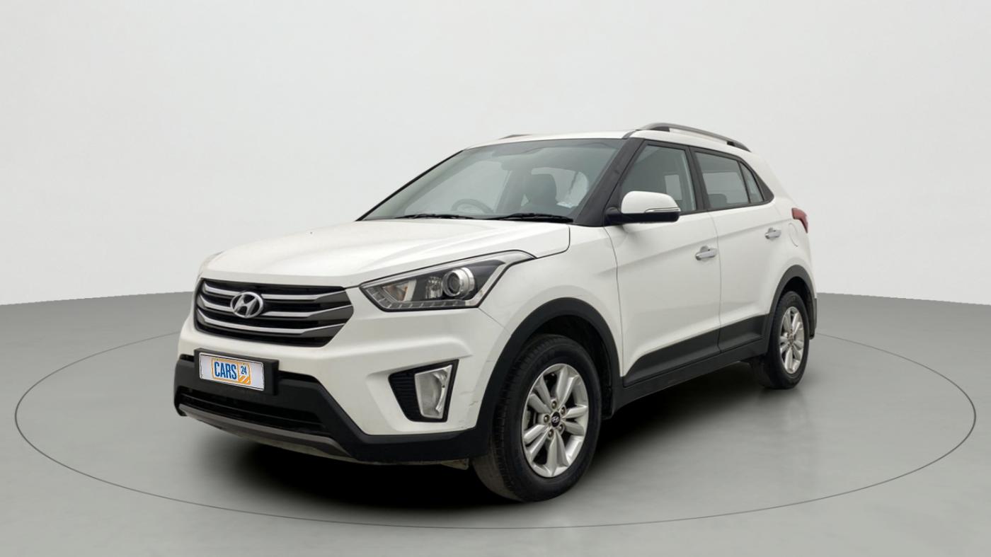 2017 Hyundai Creta SX PLUS 1.6 PETROL, Petrol, Manual, 54,747 km, Left Front Diagonal