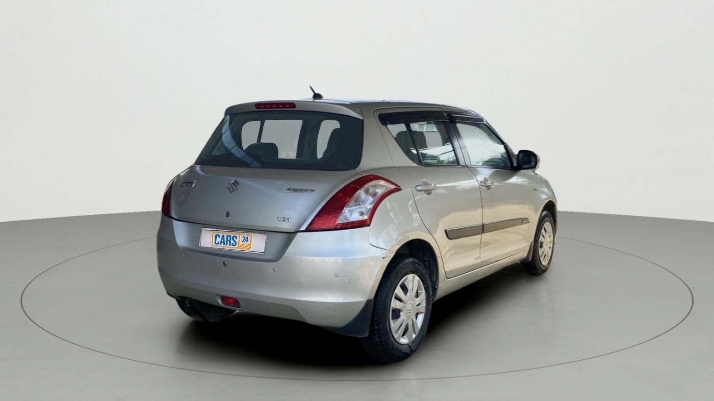 2014 Maruti Swift VXI, Petrol, Manual, 70,344 km, Right Back Diagonal