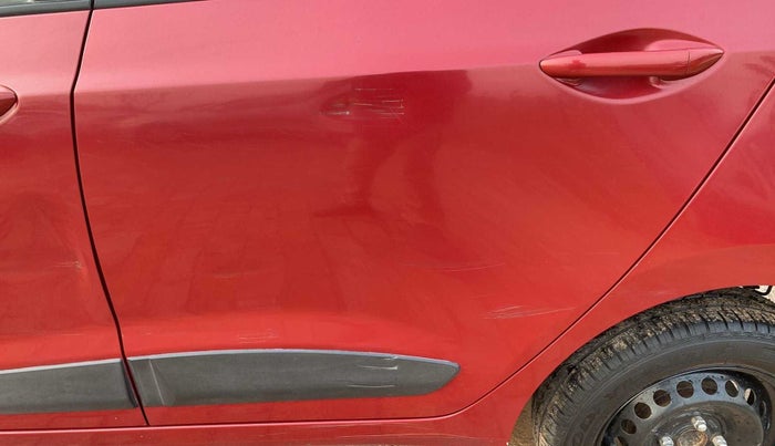 2018 Hyundai Grand i10 SPORTZ AT 1.2 KAPPA VTVT, Petrol, Automatic, 7,921 km, Rear left door - Minor scratches