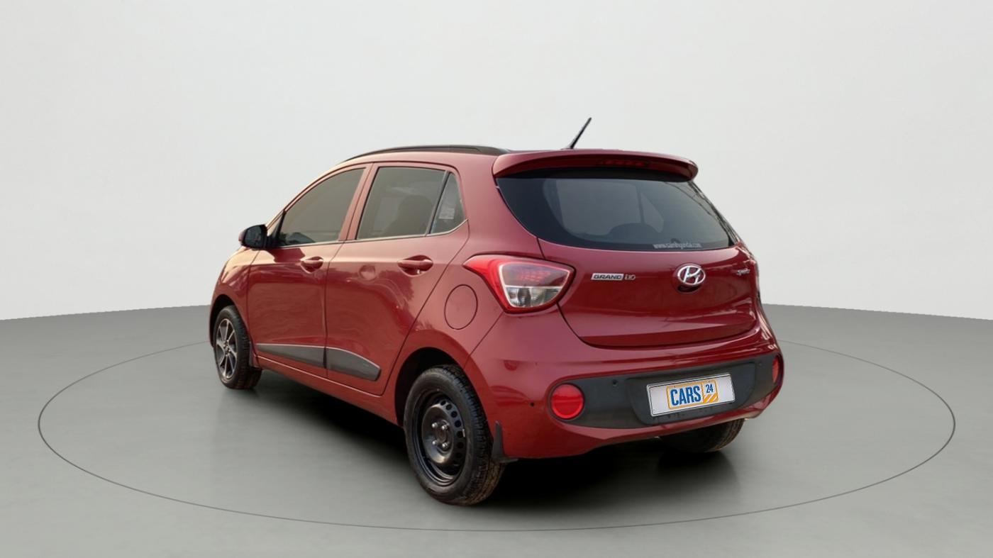 2018 Hyundai Grand i10 SPORTZ AT 1.2 KAPPA VTVT, Petrol, Automatic, 7,921 km, Left Back Diagonal