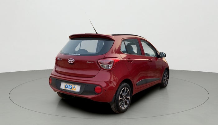 2018 Hyundai Grand i10 SPORTZ AT 1.2 KAPPA VTVT, Petrol, Automatic, 7,921 km, Right Back Diagonal