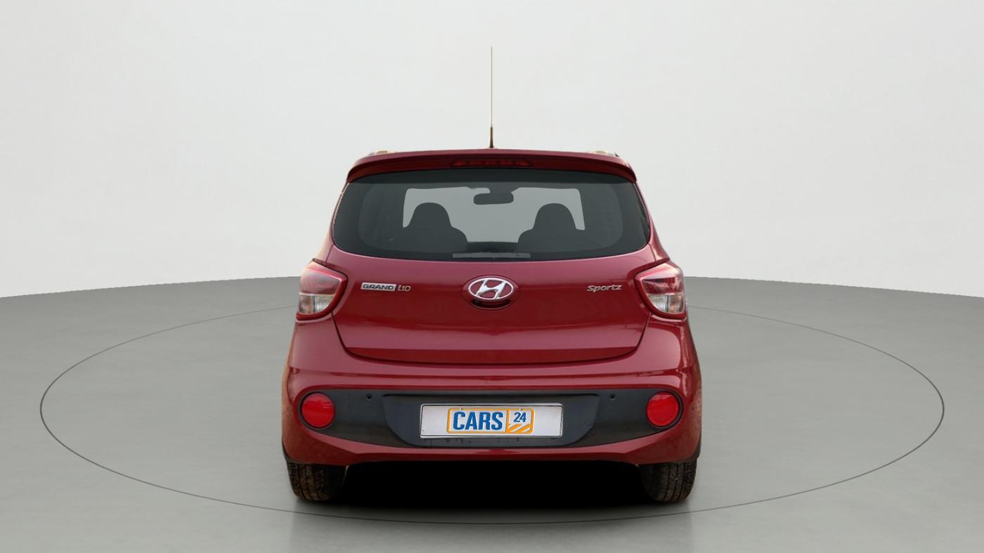 2018 Hyundai Grand i10 SPORTZ AT 1.2 KAPPA VTVT, Petrol, Automatic, 7,921 km, Back/Rear