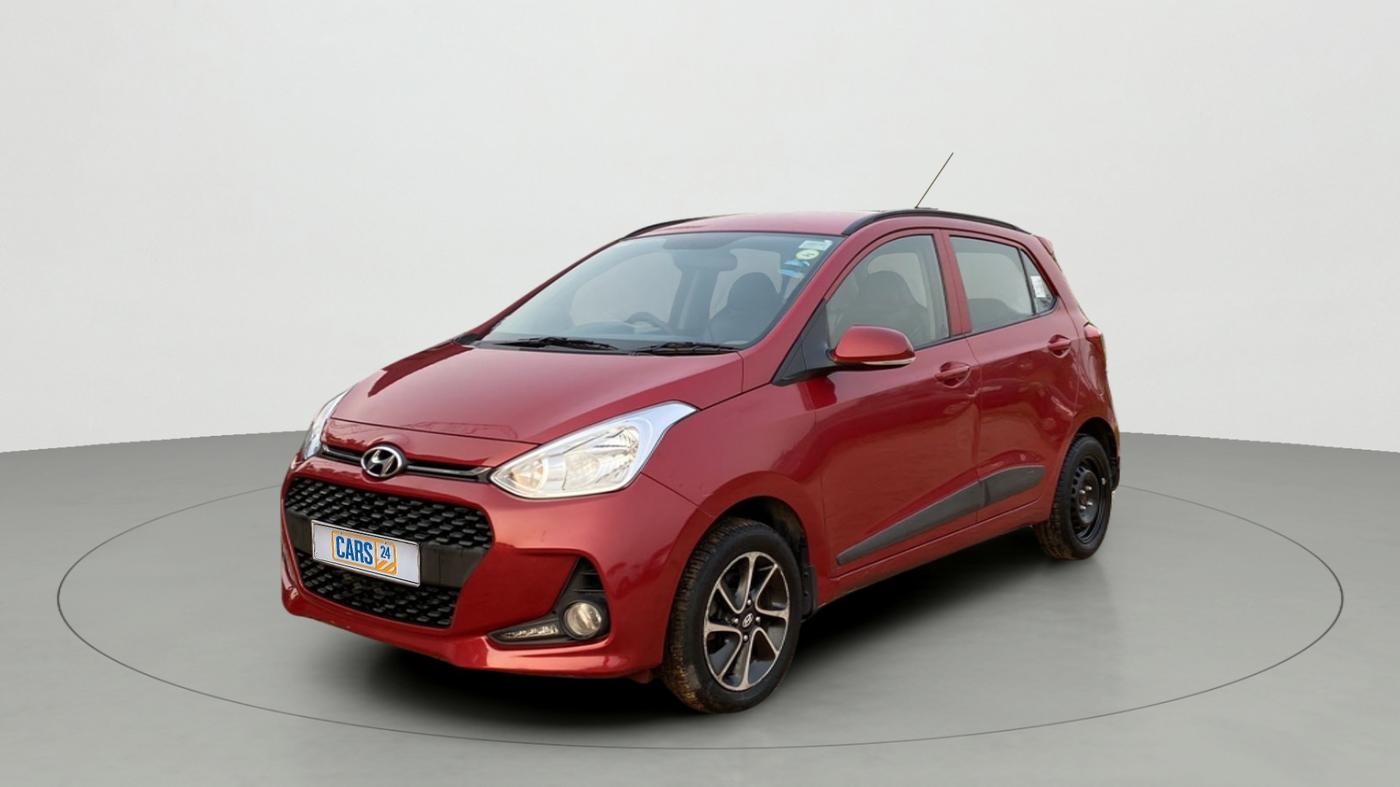 2018 Hyundai Grand i10 SPORTZ AT 1.2 KAPPA VTVT, Petrol, Automatic, 7,921 km, Left Front Diagonal