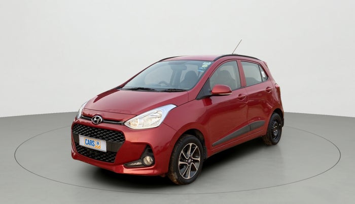 2018 Hyundai Grand i10 SPORTZ AT 1.2 KAPPA VTVT, Petrol, Automatic, 7,921 km, Left Front Diagonal