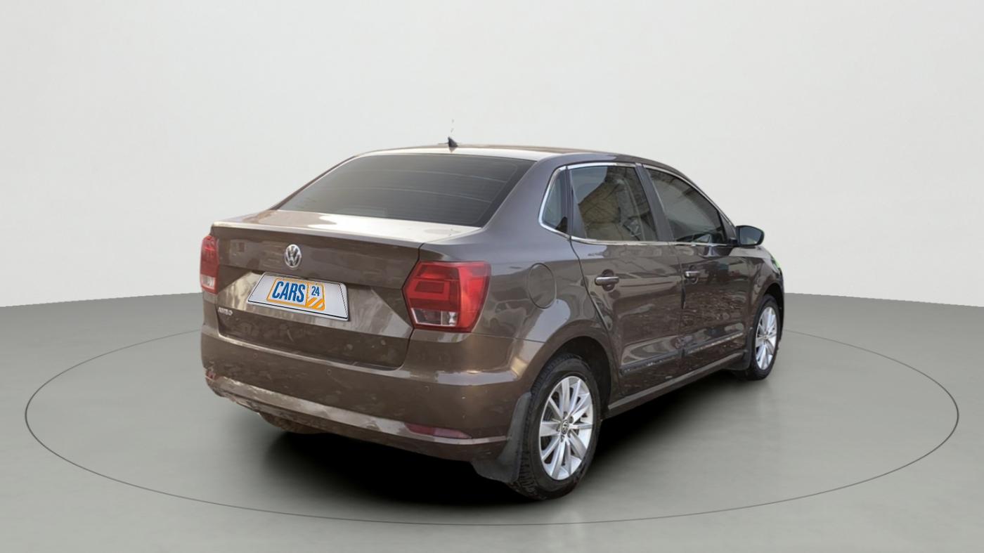 2017 Volkswagen Ameo HIGHLINE1.2L PLUS 16 ALLOY, Petrol, Manual, 36,225 km, Right Back Diagonal