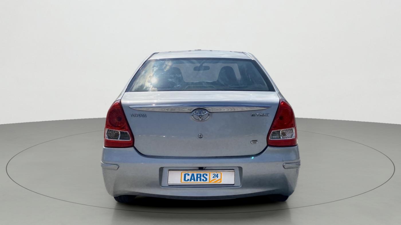 2011 Toyota Etios G, Petrol, Manual, 60,404 km, Back/Rear