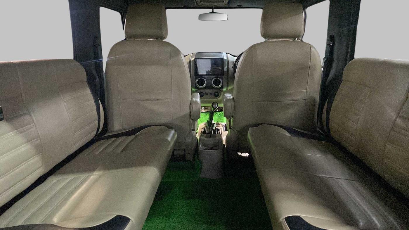 2019 Mahindra Thar CRDE 4X4 AC, Diesel, Manual, 62,180 km, Right Side Rear Door Cabin