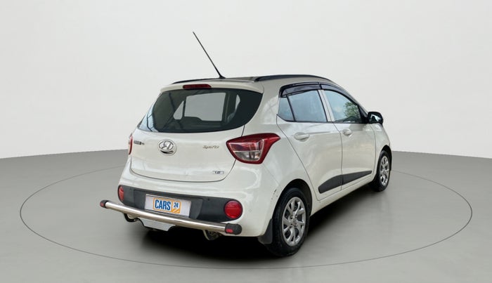 2017 Hyundai Grand i10 SPORTZ (O) 1.2 KAPPA VTVT, Petrol, Manual, 41,866 km, Right Back Diagonal