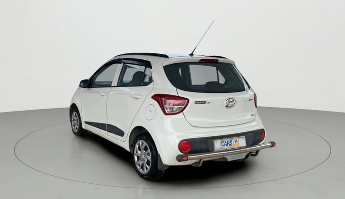 2017 Hyundai Grand i10 SPORTZ (O) 1.2 KAPPA VTVT, Petrol, Manual, 41,866 km, Left Back Diagonal