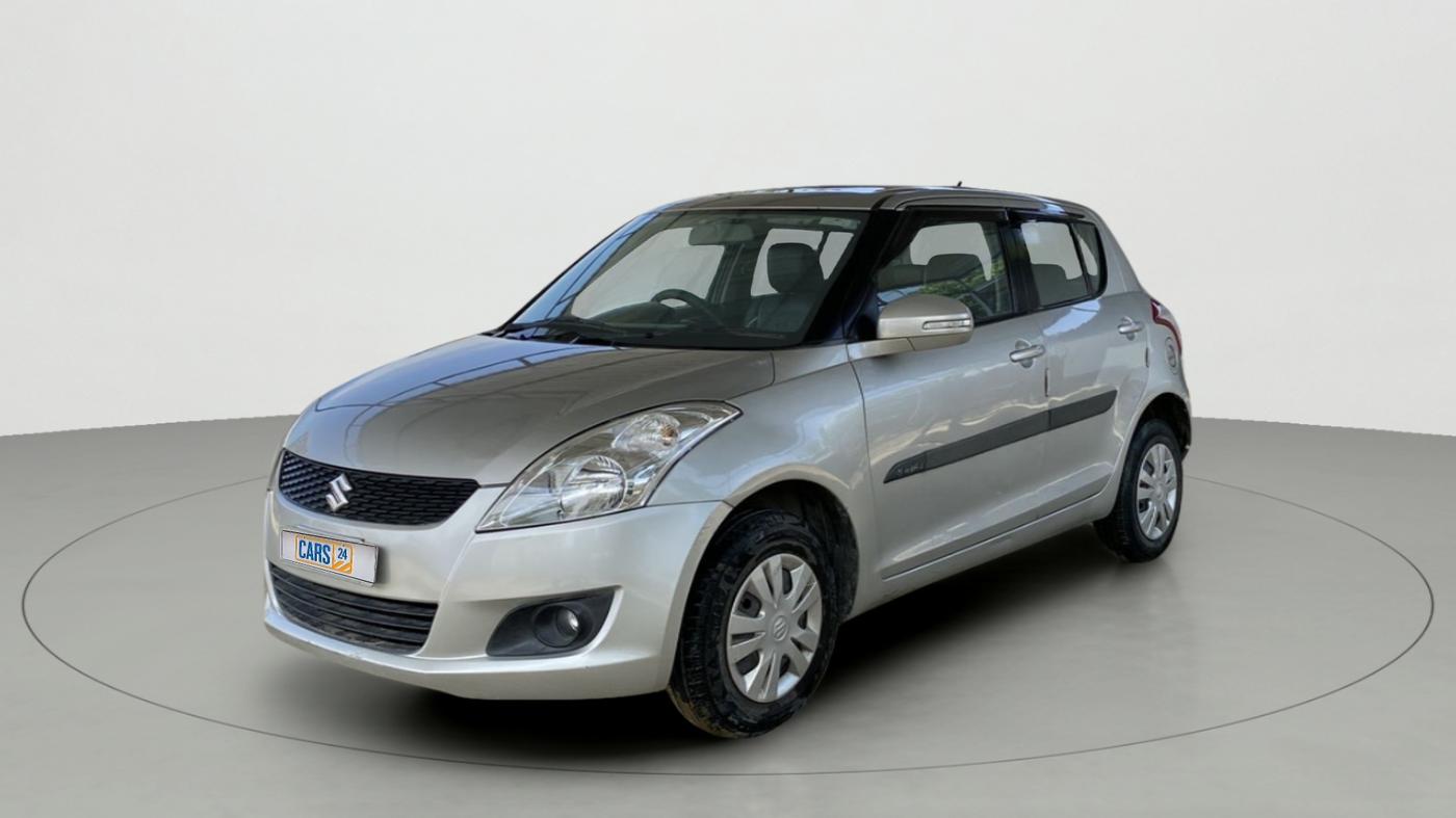 2014 Maruti Swift VXI, Petrol, Manual, 60,574 km, Left Front Diagonal