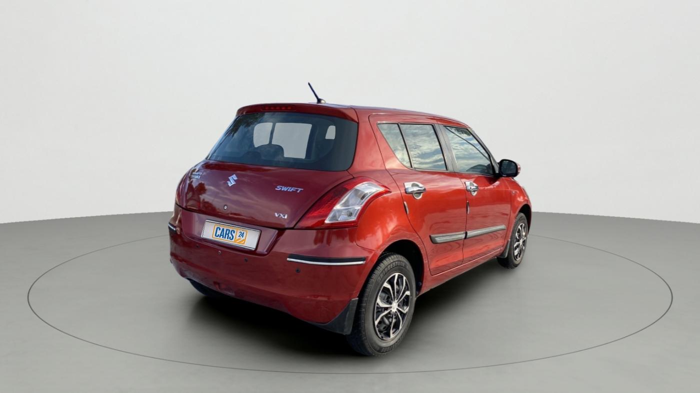 2013 Maruti Swift VXI, Petrol, Manual, 77,965 km, Right Back Diagonal