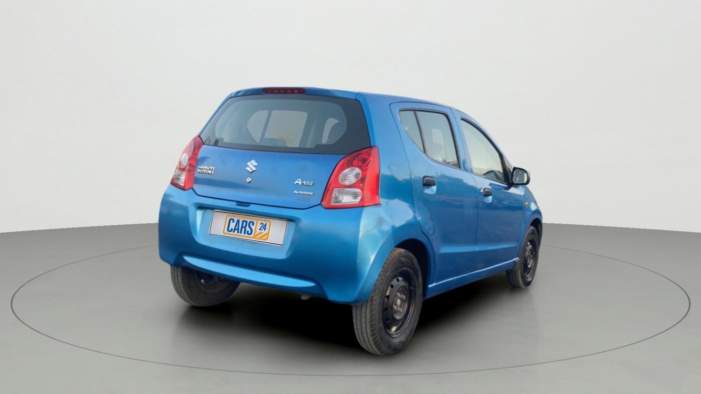 2011 Maruti A Star VXI (ABS) AT, Petrol, Automatic, 25,284 km, Right Back Diagonal