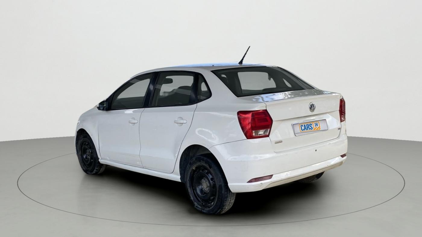 2017 Volkswagen Ameo COMFORTLINE 1.5 AT, Diesel, Automatic, 1,18,954 km, Left Back Diagonal