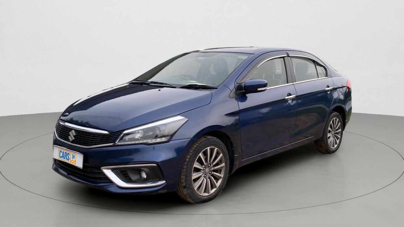 2018 Maruti Ciaz ALPHA  AT 1.5 SHVS PETROL, Petrol, Automatic, 58,132 km, Left Front Diagonal