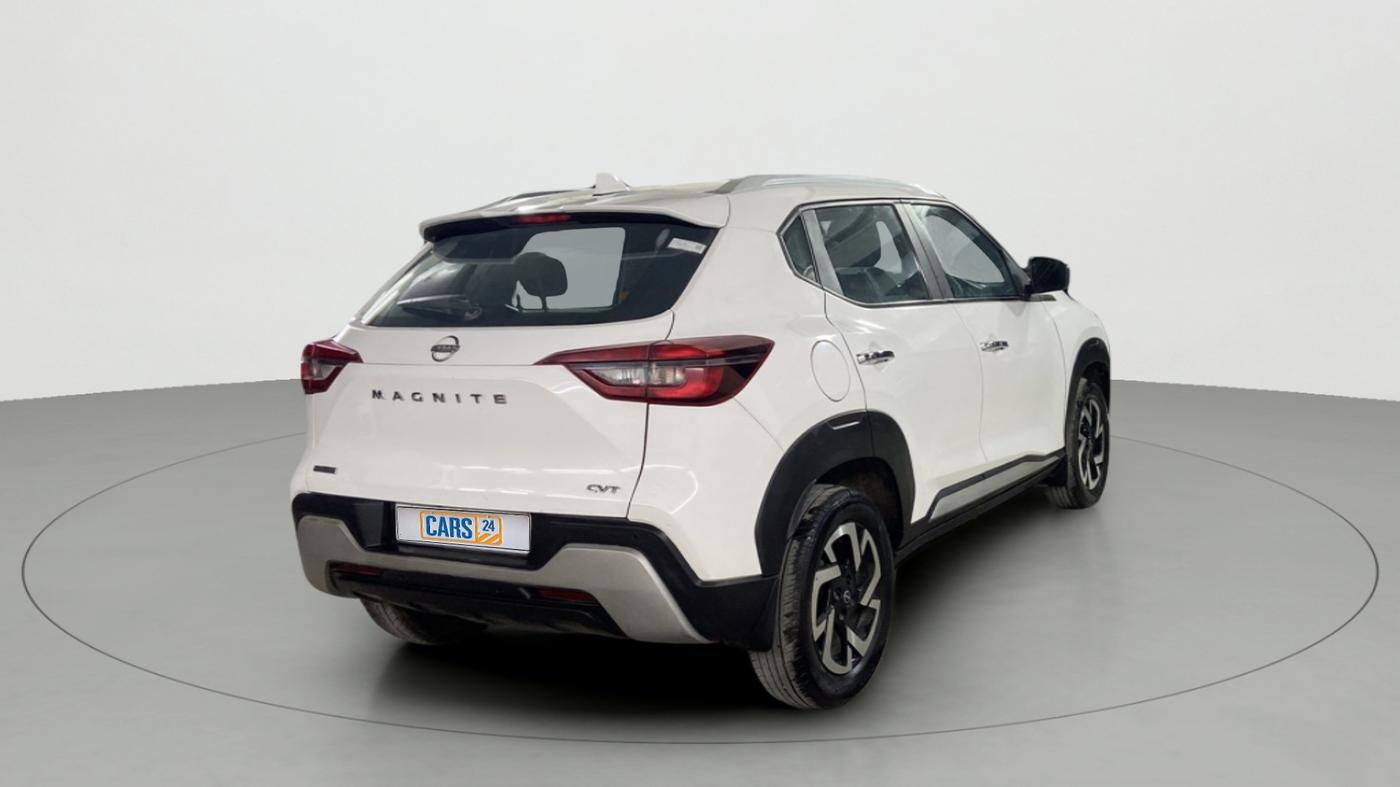 2022 Nissan MAGNITE XV TURBO CVT, Petrol, Automatic, 4,352 km, Right Back Diagonal
