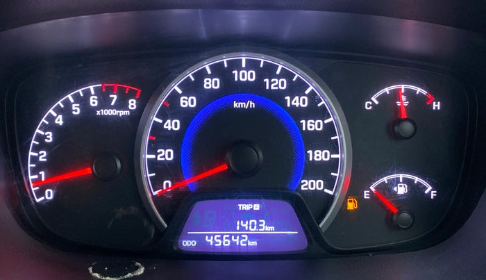 2017 Hyundai Grand i10 SPORTZ 1.2 KAPPA VTVT, Petrol, Manual, 45,854 km, Odometer Image