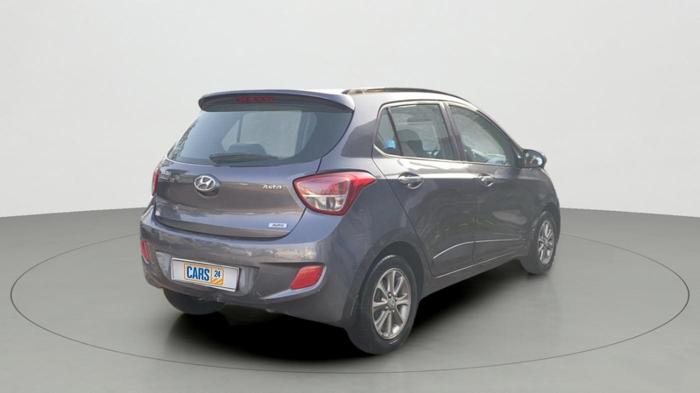 2016 Hyundai Grand i10 ASTA (O) AT 1.2 KAPPA VTVT, Petrol, Automatic, 30,527 km, Right Back Diagonal