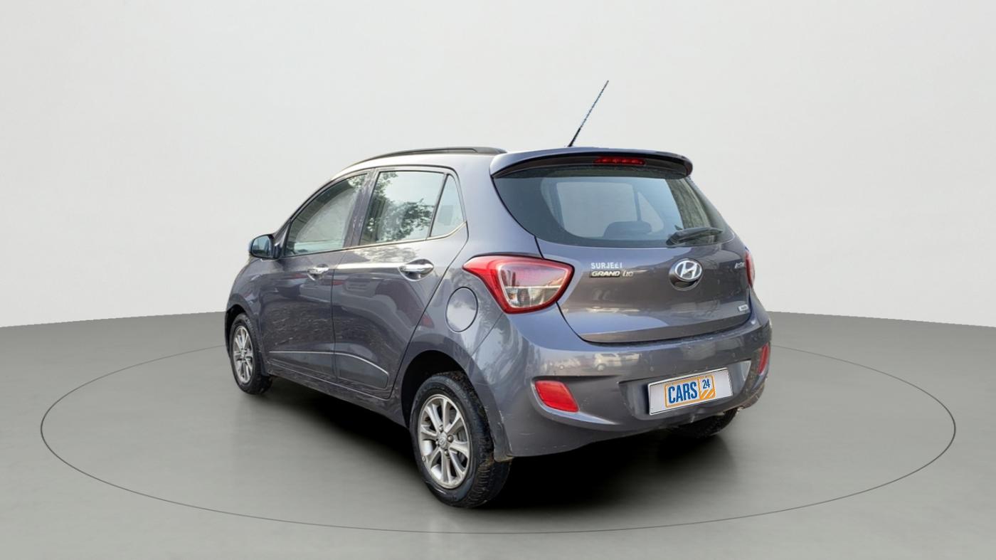 2016 Hyundai Grand i10 ASTA (O) AT 1.2 KAPPA VTVT, Petrol, Automatic, 30,527 km, Left Back Diagonal