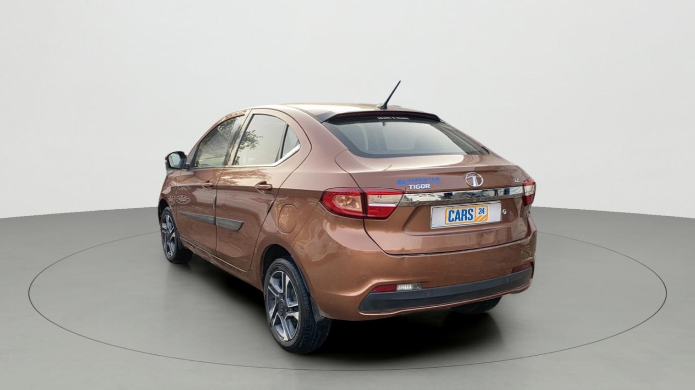 2017 Tata TIGOR XZ PETROL, Petrol, Manual, 37,210 km, Left Back Diagonal